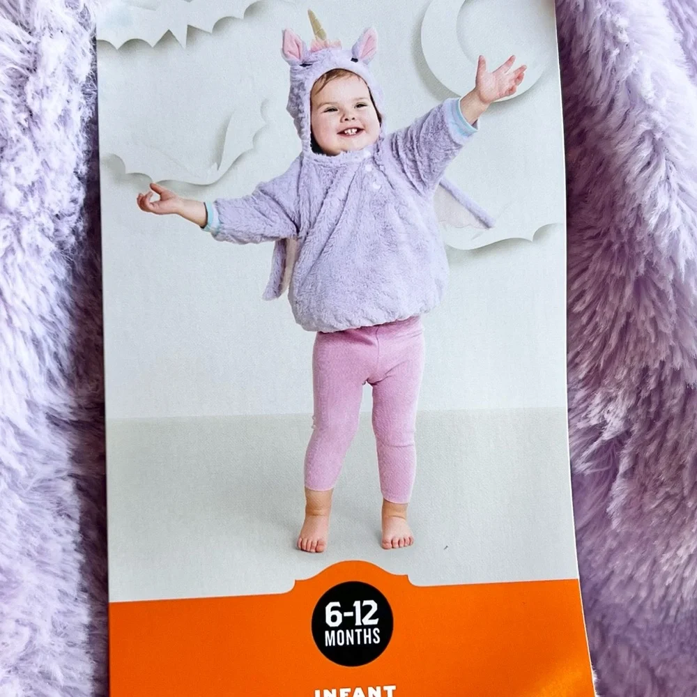 Target 2025 Halloween Infant Unicorn Lavender Costume for 6-12 Months